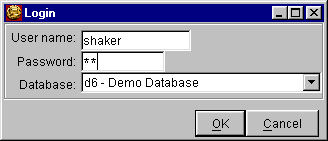 Password dialog - GUI version