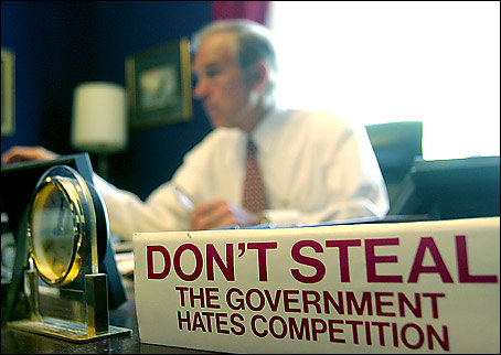 Don't steal; the government hates competition