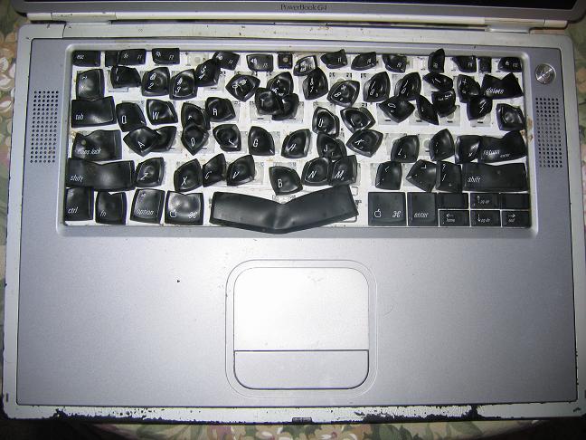 Melted Keyboard