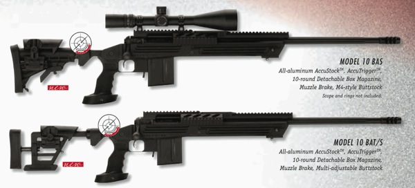 Savage Model 10 BAS and BAT/S Rifles