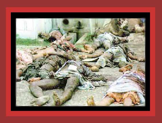 Tamils murdered by bombing