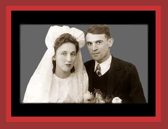 Wedding picture of the dead