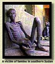 A starving man