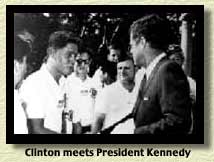 Clinton and JFK
